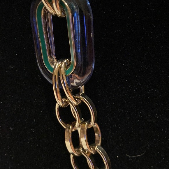 NEW Periwinkle & Gold Necklace - Picture 2 of 7